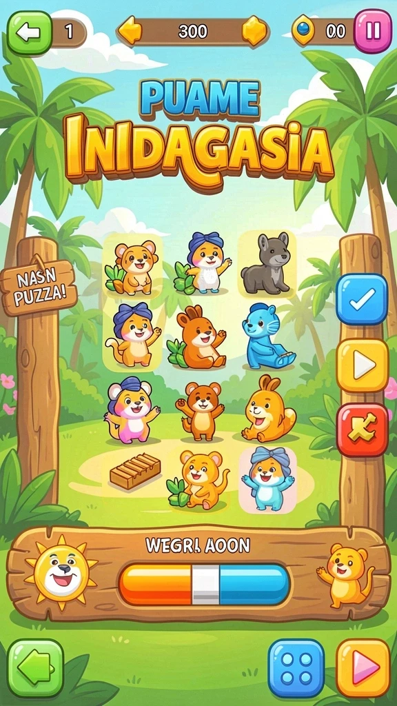 Screenshot menampilkan kompetisi seru di mode multiplayer.