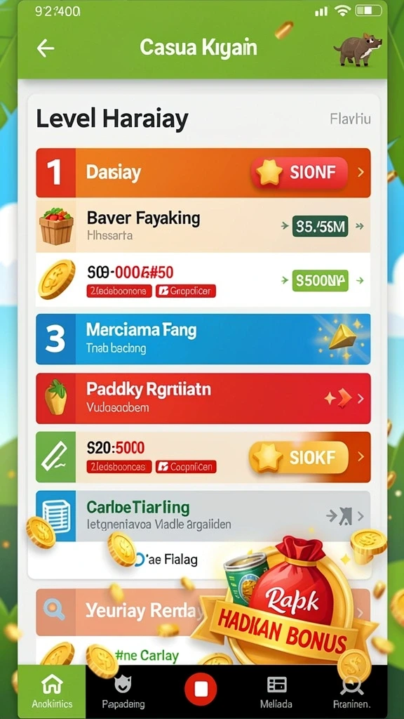 Tampilan antarmuka yang menarik dan user-friendly.