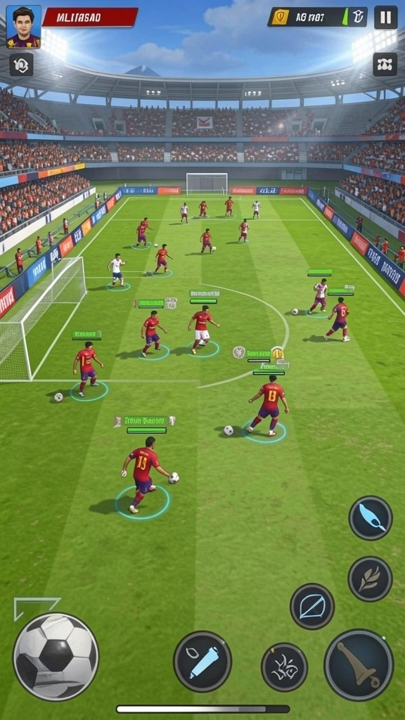 Tampilan awal game yang menarik dan penuh warna.