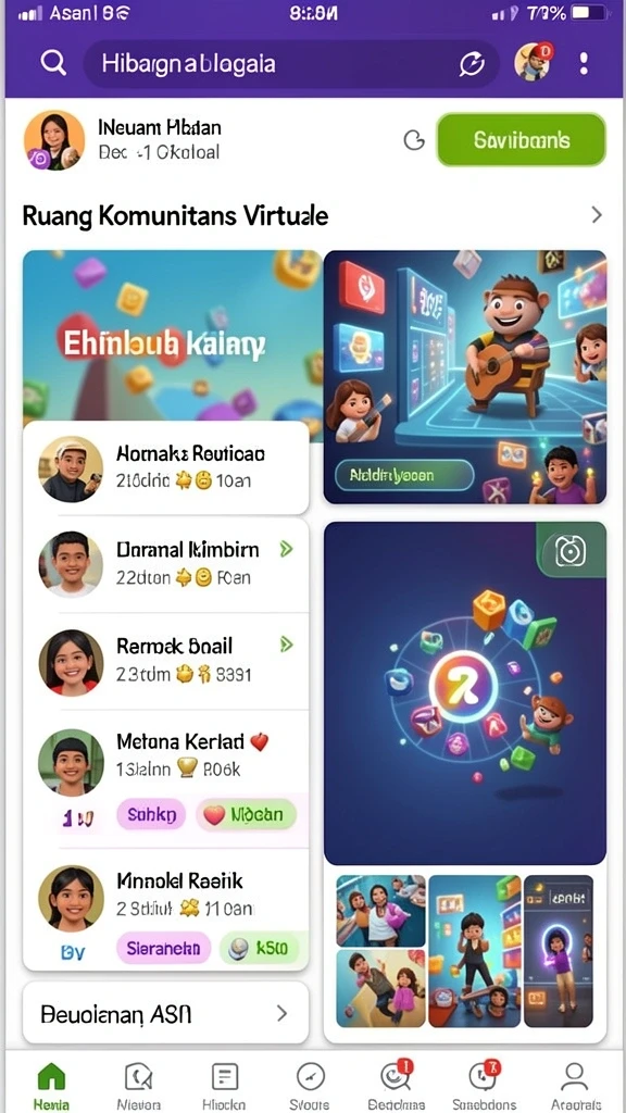 Tampilkan level tantangan yang seru dan menantang.