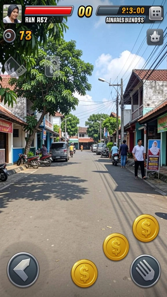Kompetisi seru dengan teman-teman di fitur multiplayer.