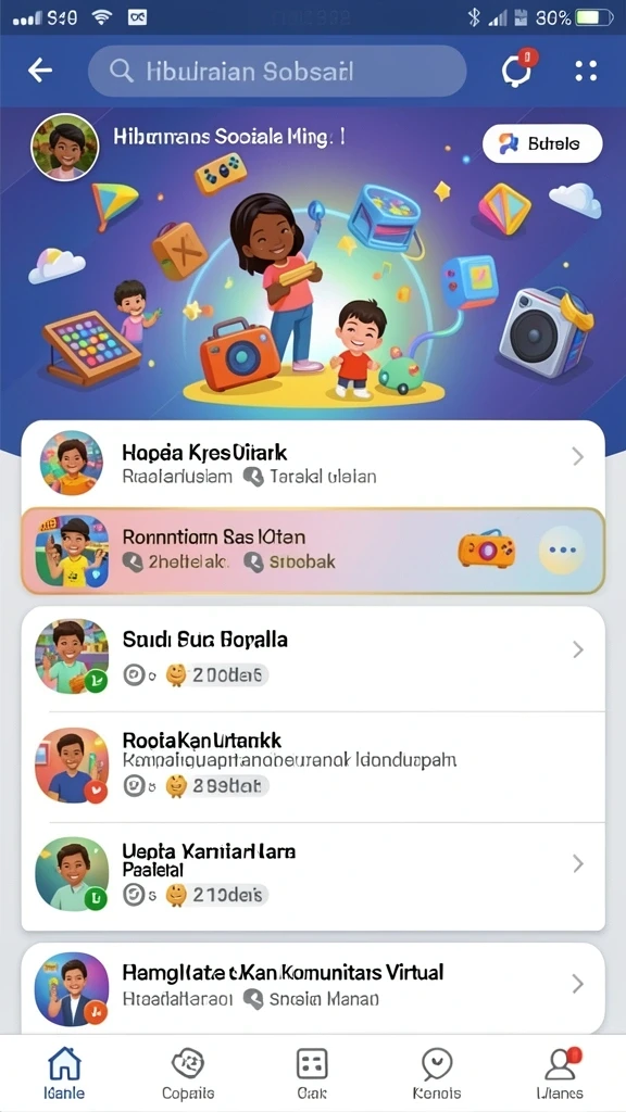 Tampilan antarmuka yang menarik dan mudah digunakan.