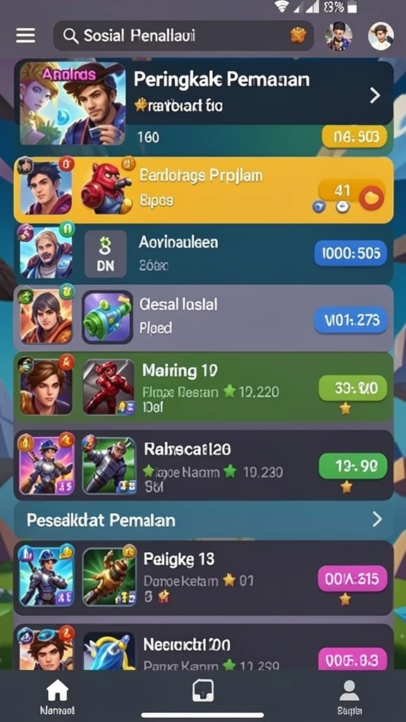 Screenshot menunjukkan tampilan awal aplikasi CERIA777.