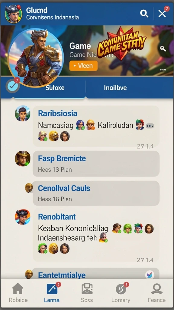 Moment seru saat berinteraksi dengan pemain lain.