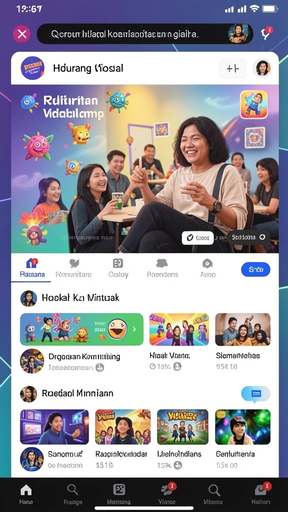 Banyak pilihan permainan yang menarik.