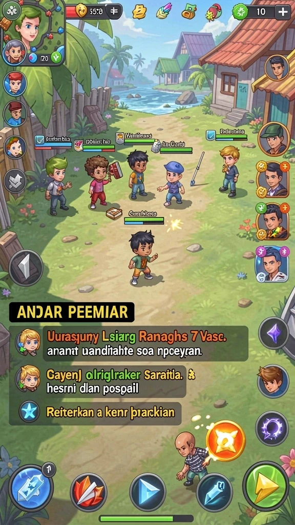 Lihatlah berbagai item yang dapat dikumpulkan di dalam permainan.