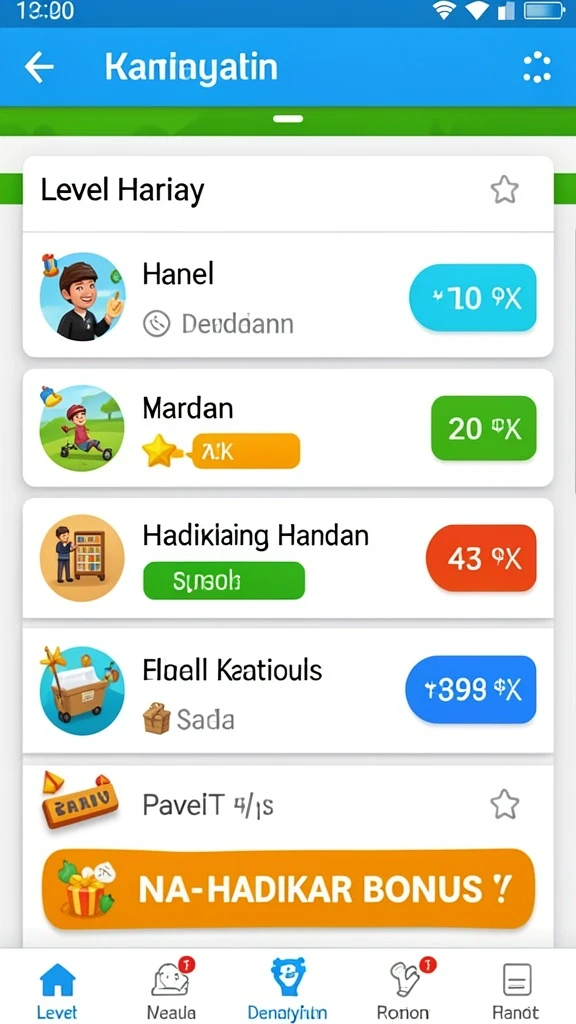 Karakter yang bisa dikustomisasi sesuai keinginan.