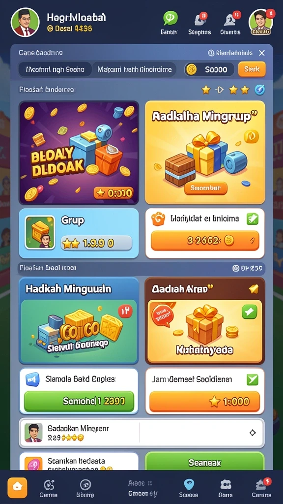 Tampilan antarmuka yang modern dan menarik.