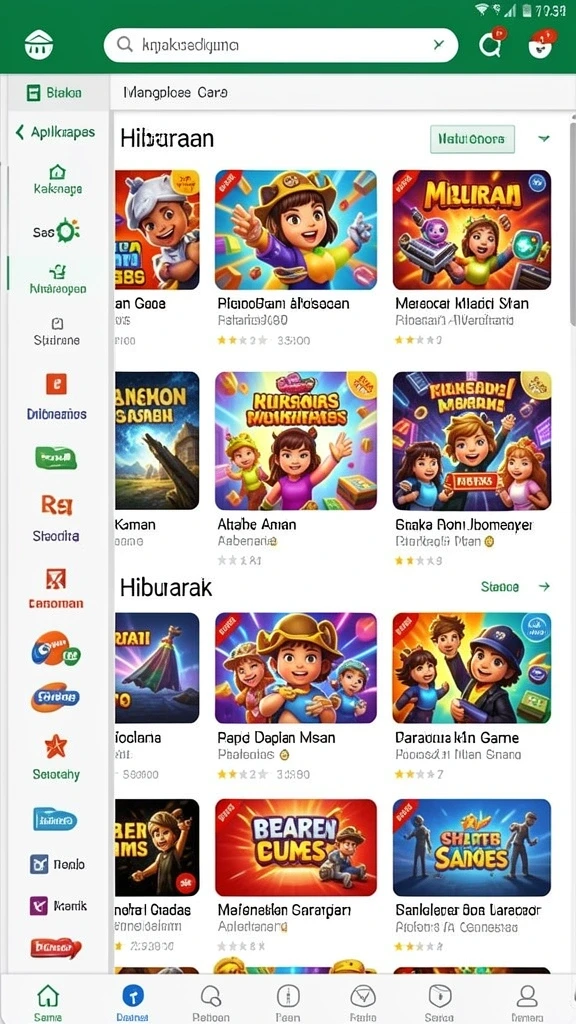 Pengalaman bermain yang mendebarkan.