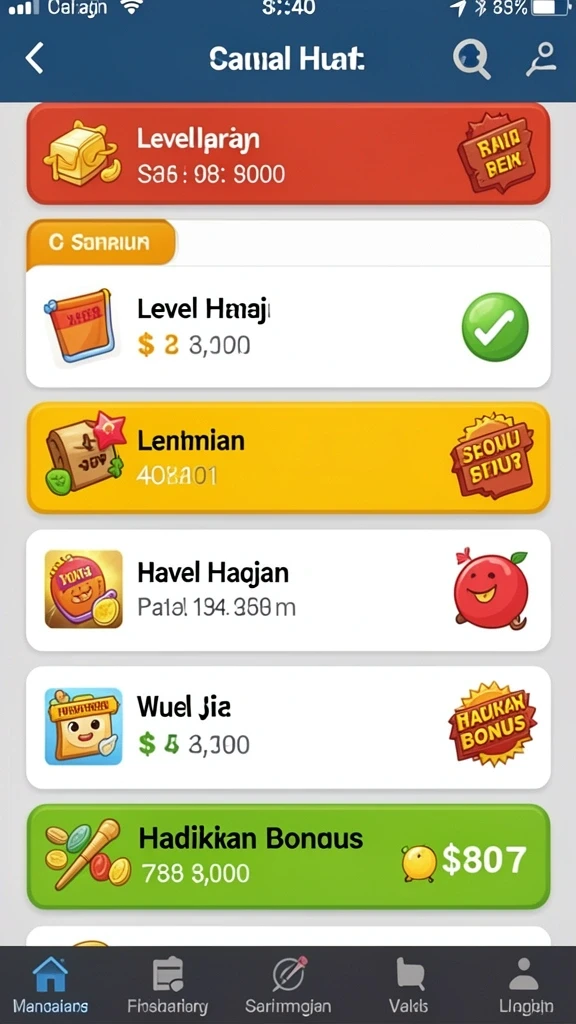 Beragam tema permainan slot yang menghibur.