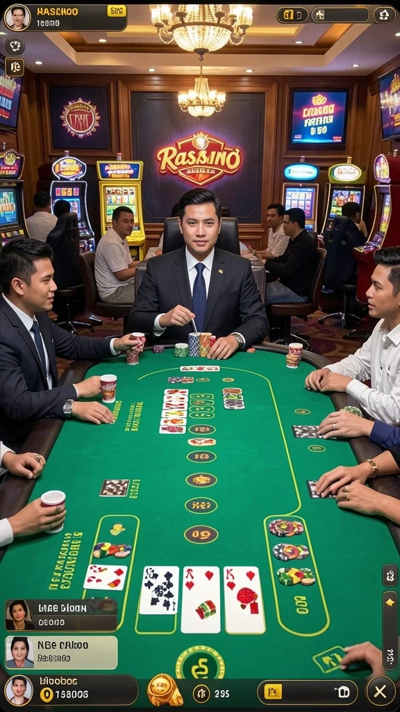 Pengguna sedang bersenang-senang dalam mode multiplayer.