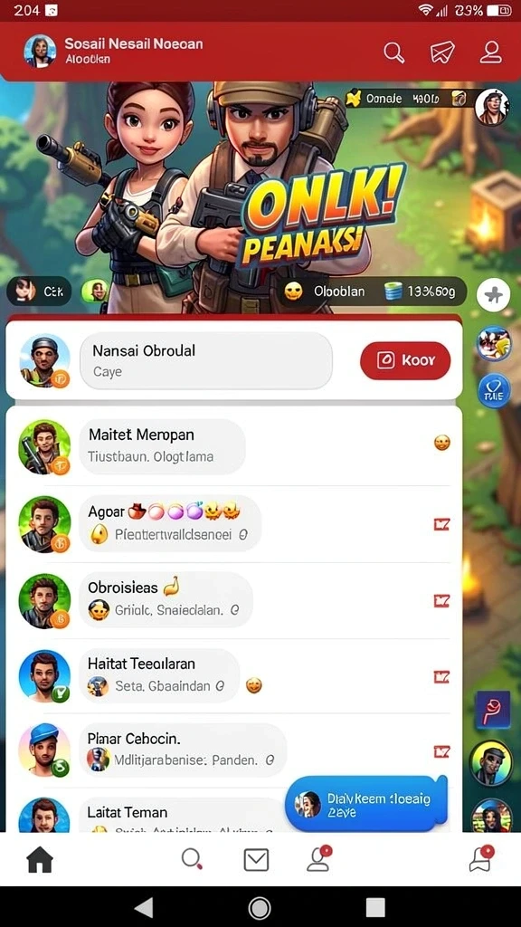 Tampilan antarmuka yang menarik dan mudah digunakan.