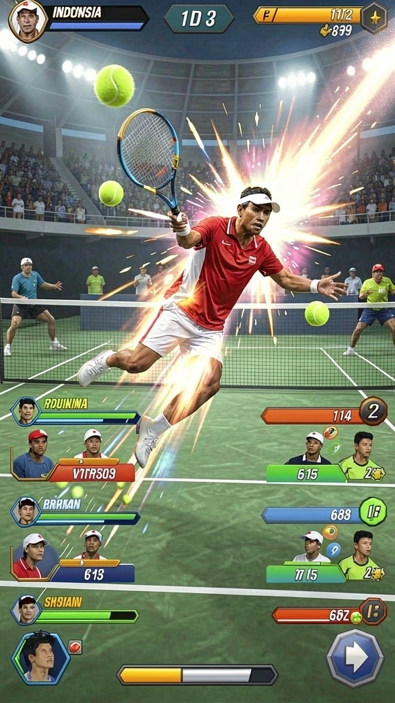 Tampilan grafis yang menawan dalam permainan slot.
