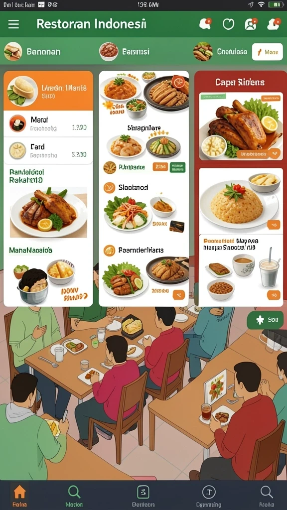Tampilan awal yang mengesankan dan menarik.
