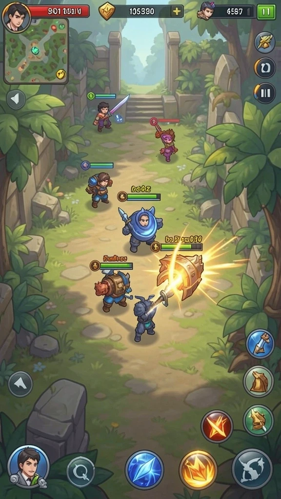 Fitur multiplayer yang memfasilitasi interaksi antar pemain.