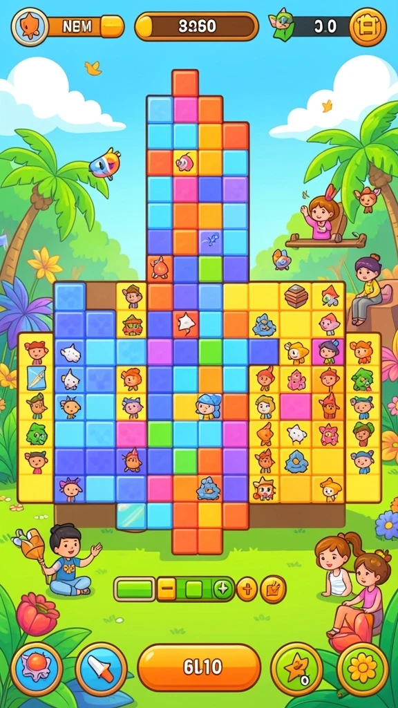 Tantangan seru di setiap level yang harus dilewati.