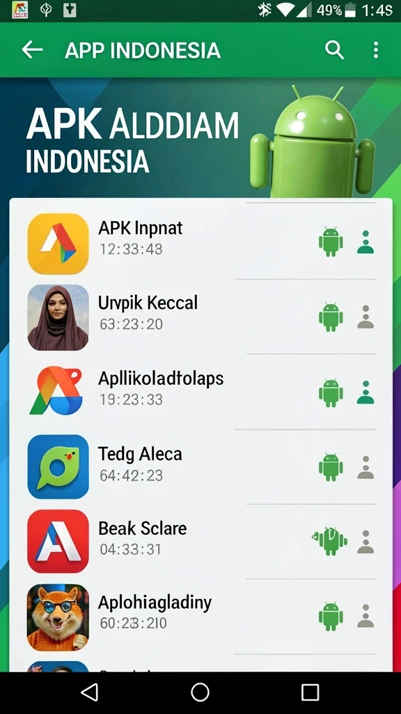 Menu permainan yang mudah dinavigasi dan user-friendly.