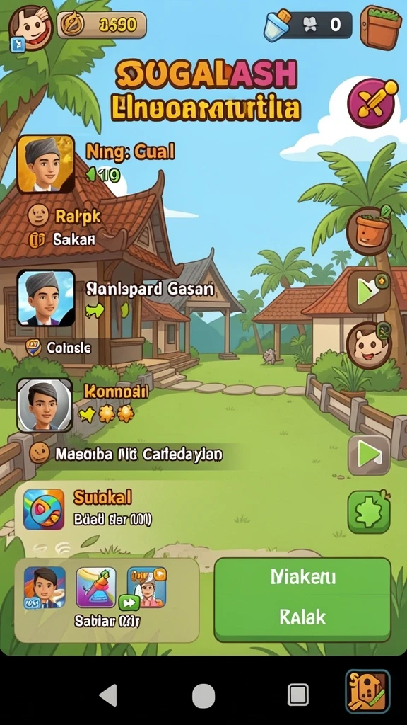 Level menantang yang membuat ketagihan.