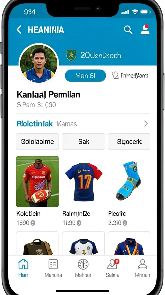Tampilan utama yang menarik perhatian!
