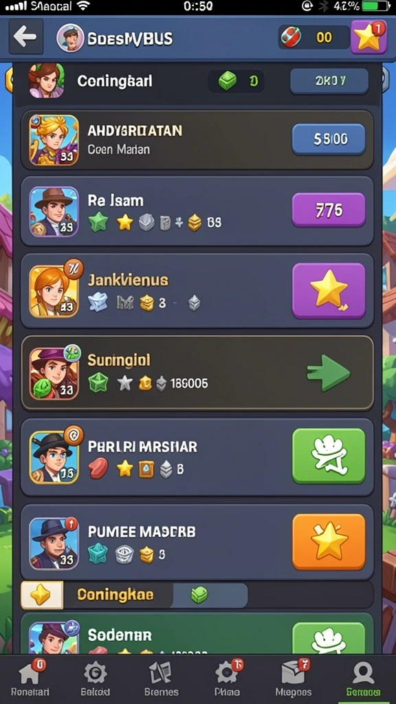 Karakter samurai yang beragam dan menarik.
