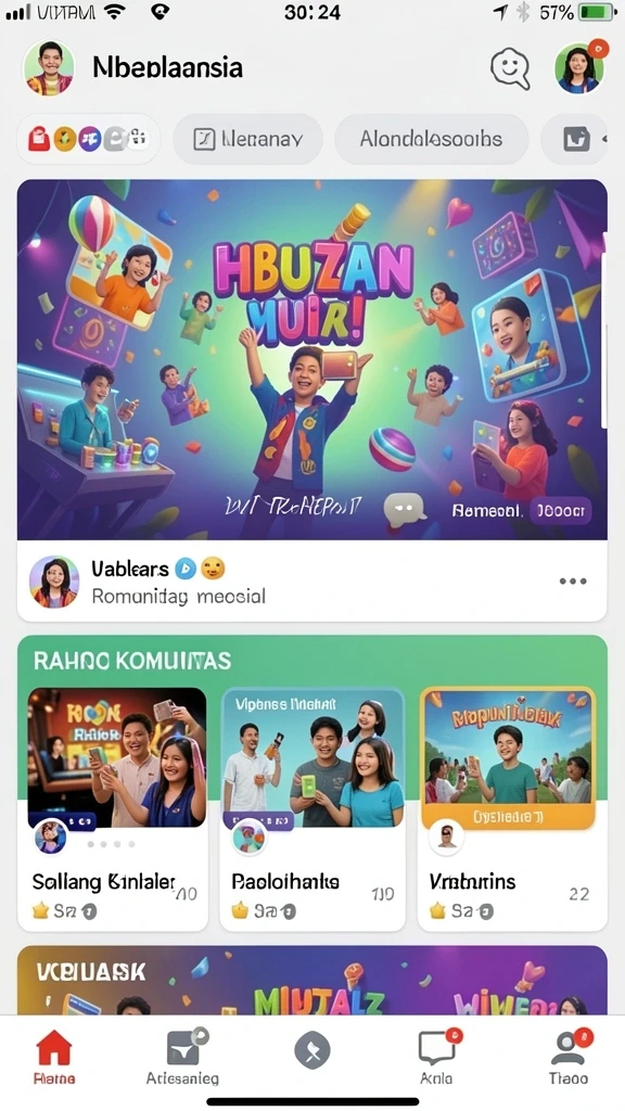 Tampilan antarmuka yang user-friendly dan menarik.