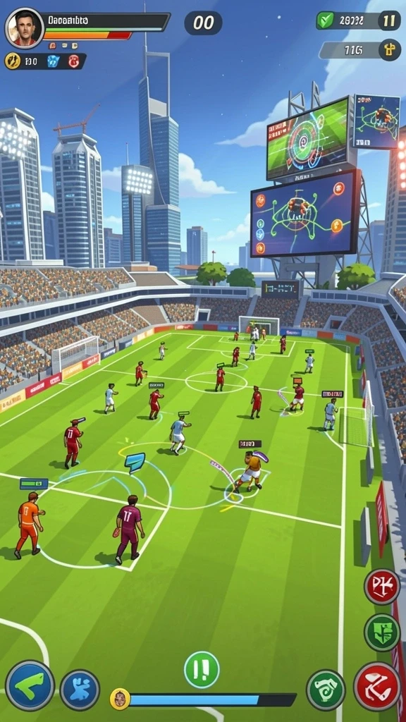 Mode multiplayer untuk bersaing dengan pemain lain.