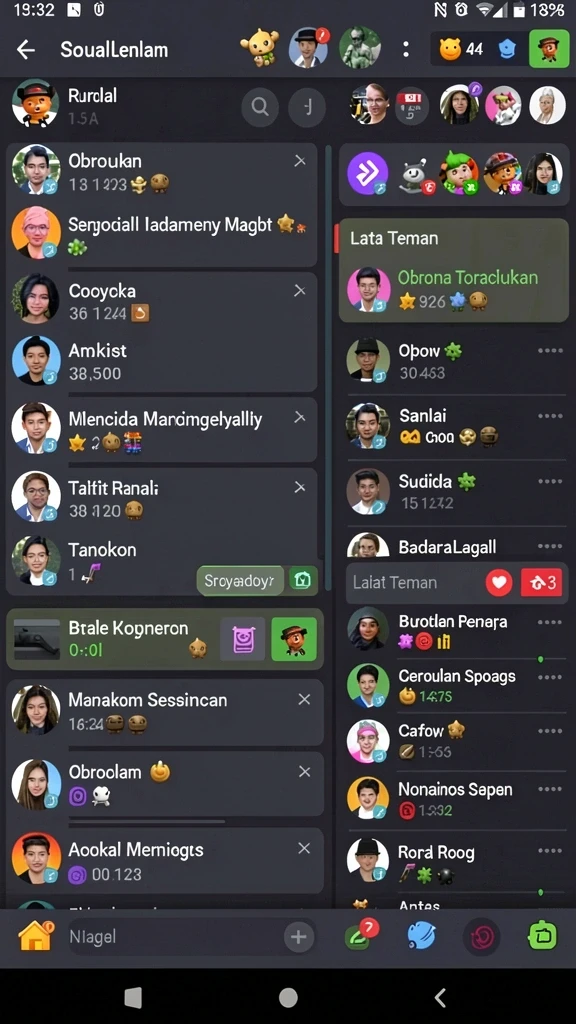 Karakter yang dapat disesuaikan dengan berbagai kostum.