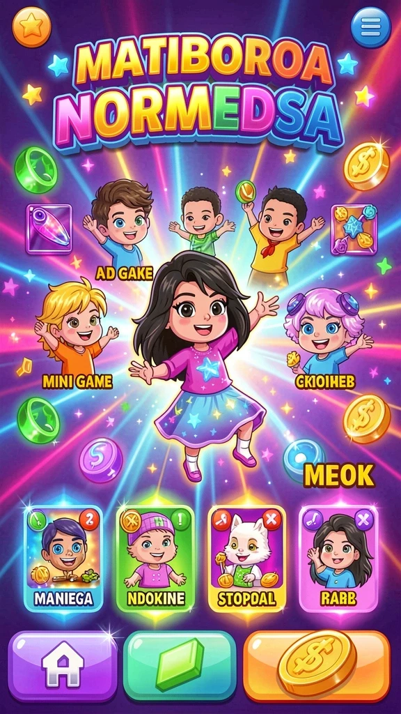 Screenshot menampilkan karakter utama W67 dalam aksi.