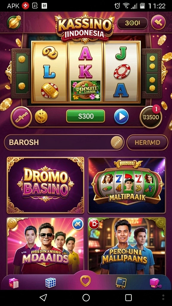 Setiap mesin slot memiliki tema yang unik dan menarik.