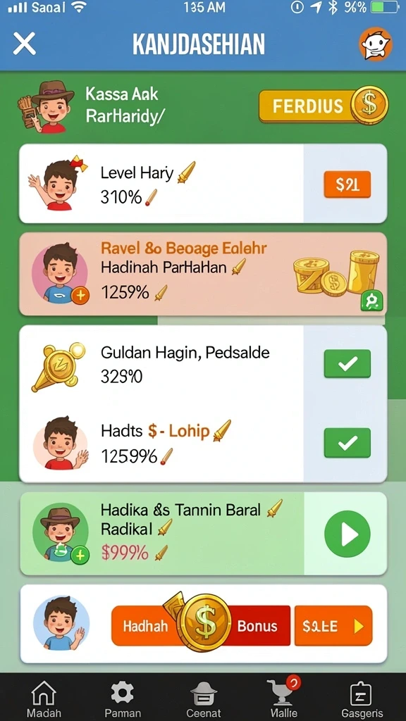 Mode multiplayer yang seru dan kompetitif.