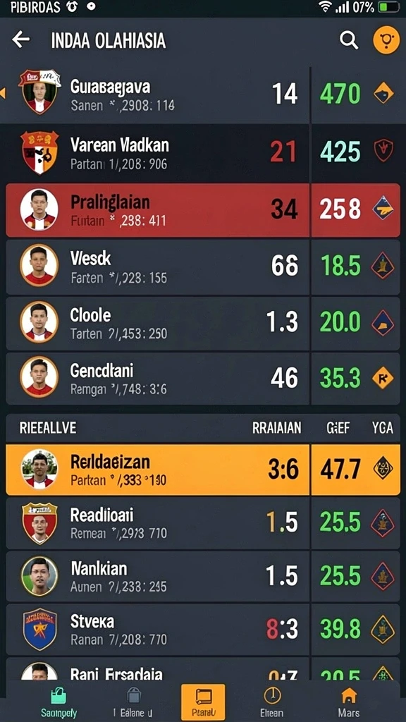 Tangkapan layar menunjukkan sistem upgrade karakter yang menarik.